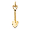 14k 3-D Spade Charm