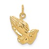 14k Praying Hands Charm