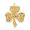 14k Shamrock Chain Slide