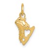 14K 3-D Ice Skate Charm