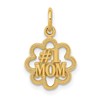 14k #1 MOM Charm