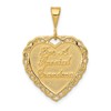 14k Reversible FOR A SPECIAL GRANDMA / SO MANY HEARTS Pendant