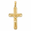 14k Polished Crucifix Pendant