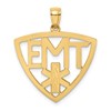 14k EMT Emergency Medical Technician Charm