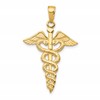 14k Caduceus Pendant