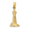 14k 3-D St. Augustine Lighthouse Pendant