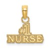 14k #1 NURSE Charm