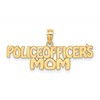 14k POLICE OFFICER'S MOM Charm