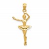 14k Ballerina Pendant