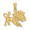 14k Large Leo Zodiac Charm