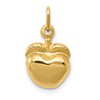 14k 3-D Puffed Apple Charm