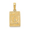 14k MILE 0 KEY WEST Mile Marker Pendant
