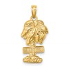 14k SANIBEL Palm Tree Charm
