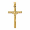 14k Hollow Crucifix Pendant