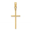 14k Polished Cross Pendant