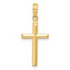 14k Reversible Same on Both Sides Latin Cross Pendant