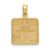 14k BIRTH CERTIFICATE Charm