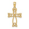 14K Celtic Knot Cross Pendant