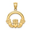14K Claddagh Pendant