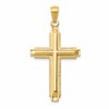 14k Polished Cross Pendant