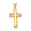 14k Cut-out Cross Charm