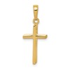 14k Polished Cross Pendant