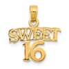 14K SWEET 16 Pendant