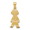 14k Boy Charm