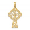 14k Polished Celtic Cross Pendant
