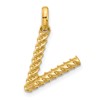 14ky Fancy Twist Letter V