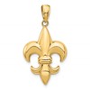 14k Medium Fleur-De-Lis Pendant