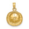 14K 3-D Sailor Hat Charm