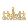14k I LOVE MY GRANDKIDS Charm