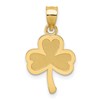 14k 3-Leaf Clover Pendant