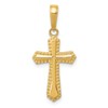 14k Passion Cross Pendant