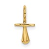 14K Gold Polished 3-D Pacifier Charm