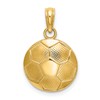 14k Domed Soccer Ball Charm