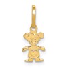 14k Polished Little Girl Pendant