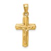 14K Crucifix Reversible to Cross Pendant