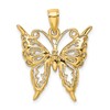14K Cut-Out Butterfly Charm