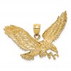 14K Eagle with Beak Touching Claws Charm