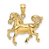 14K Trotting Horse Charm