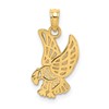 14K Eagle Landing Charm