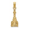 14K 3-D Chicago Water Tower Charm