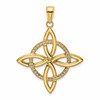14k Large Celtic Eternity Knot Charm