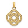 14K Small Celtic Eternity Knot Circle Charm
