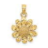 14k Sunflower Charm