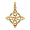 14k Small Celtic Eternity Knot Charm