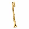 14K 3-D Clarinet Charm