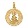 14K CHARLESTON Pineapple Charm